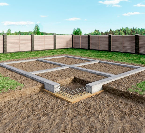 Ленточный фундамент под ключ в Майкопе