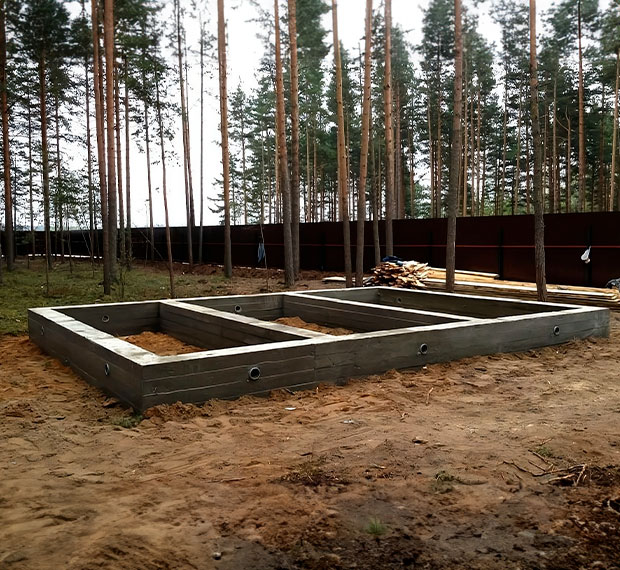 Свайно-ростверковый фундамент под ключ в Майкопе